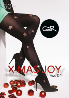 punčocháče vánoční X-MAS Joy 04 (Gatta)